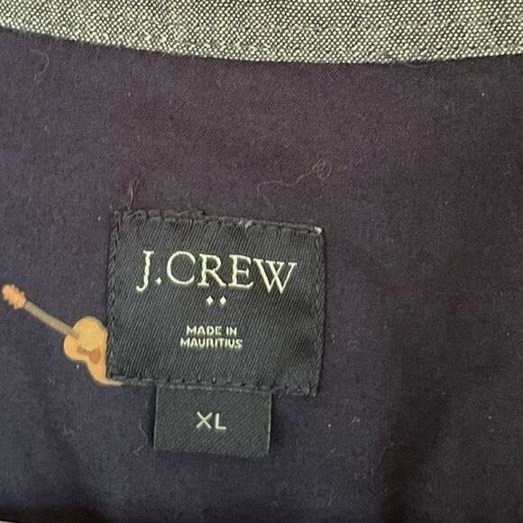 J. Crew Menโs XL Cotton Shirt | Hula Girl & Ukulele Print | Hawaiian Aloha Vibes - Picture 4 of 5